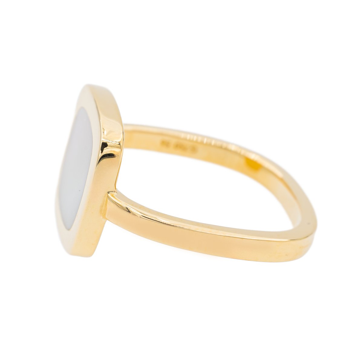 Bague DINH VAN "Impression" en or jaune et nacre - Castafiore