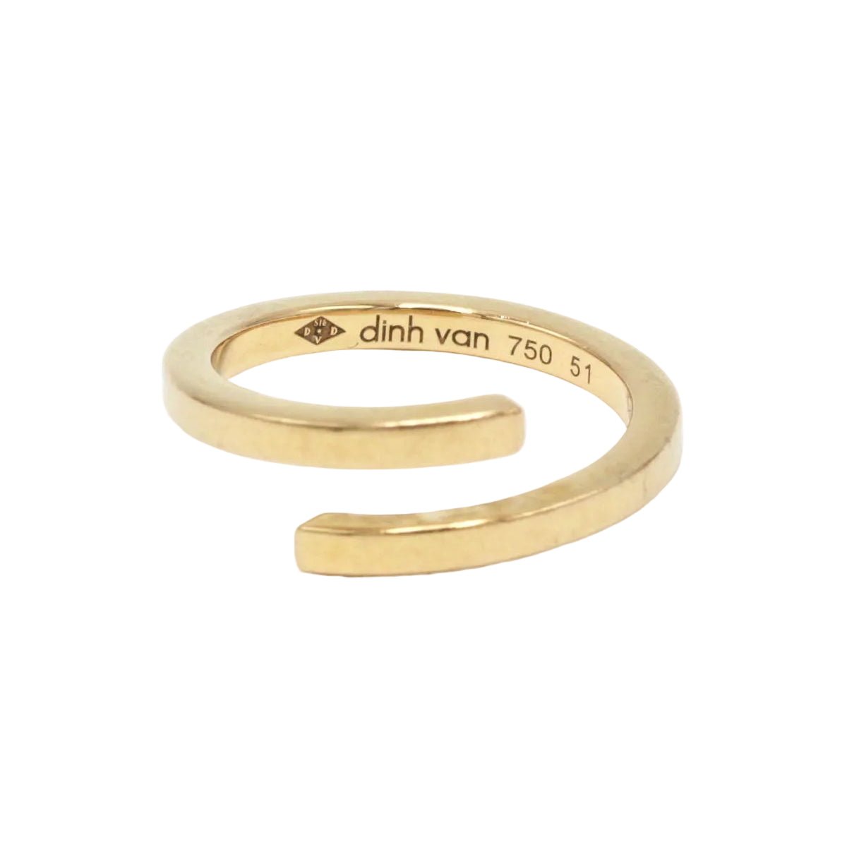 Bague DINH VAN "La Spirale" en or jaune - Castafiore