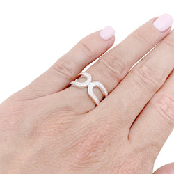 Bague DINH VAN "Maillon" en or blanc et diamants - Castafiore