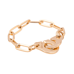 Bague DINH VAN "Menottes" en or rose - Castafiore