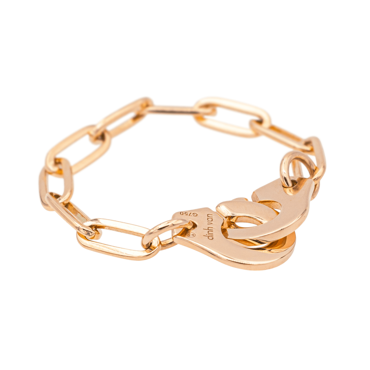 Bague DINH VAN "Menottes" en or rose - Castafiore