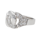 Bague Dinh van Menottes Or blanc Diamant - Castafiore