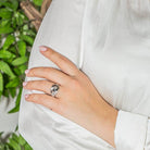 Bague Dinh van Menottes Or blanc Diamant - Castafiore