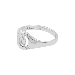 Bague DINH VAN "Menottes R8" en or blanc - Castafiore