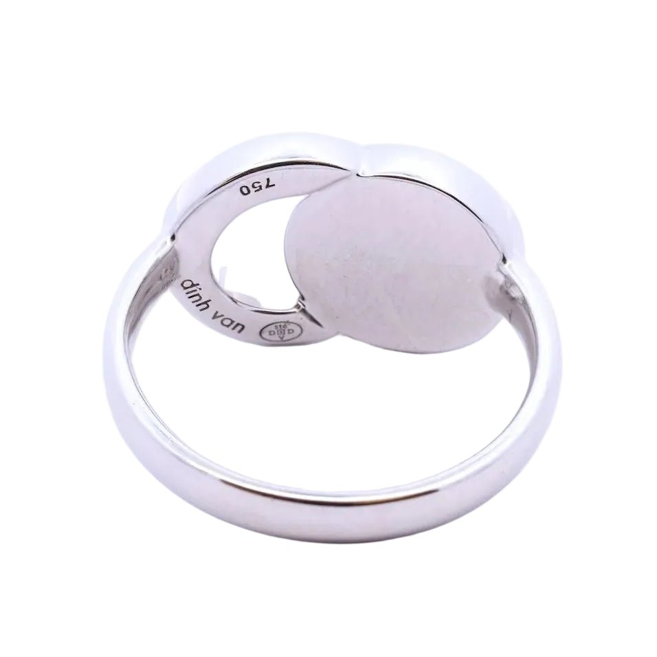 Bague DINH VAN "Ombre de lune" en or blanc et diamants - Castafiore