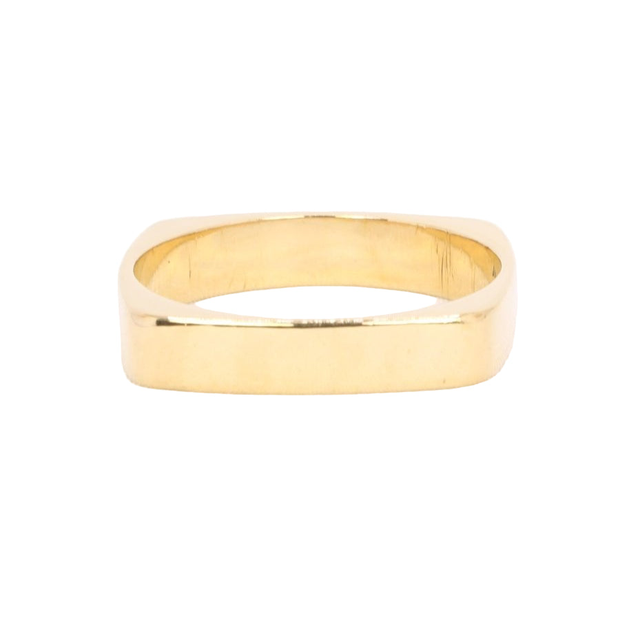 Bague DINH VAN Pierre Cardin carrée en or jaune - Castafiore