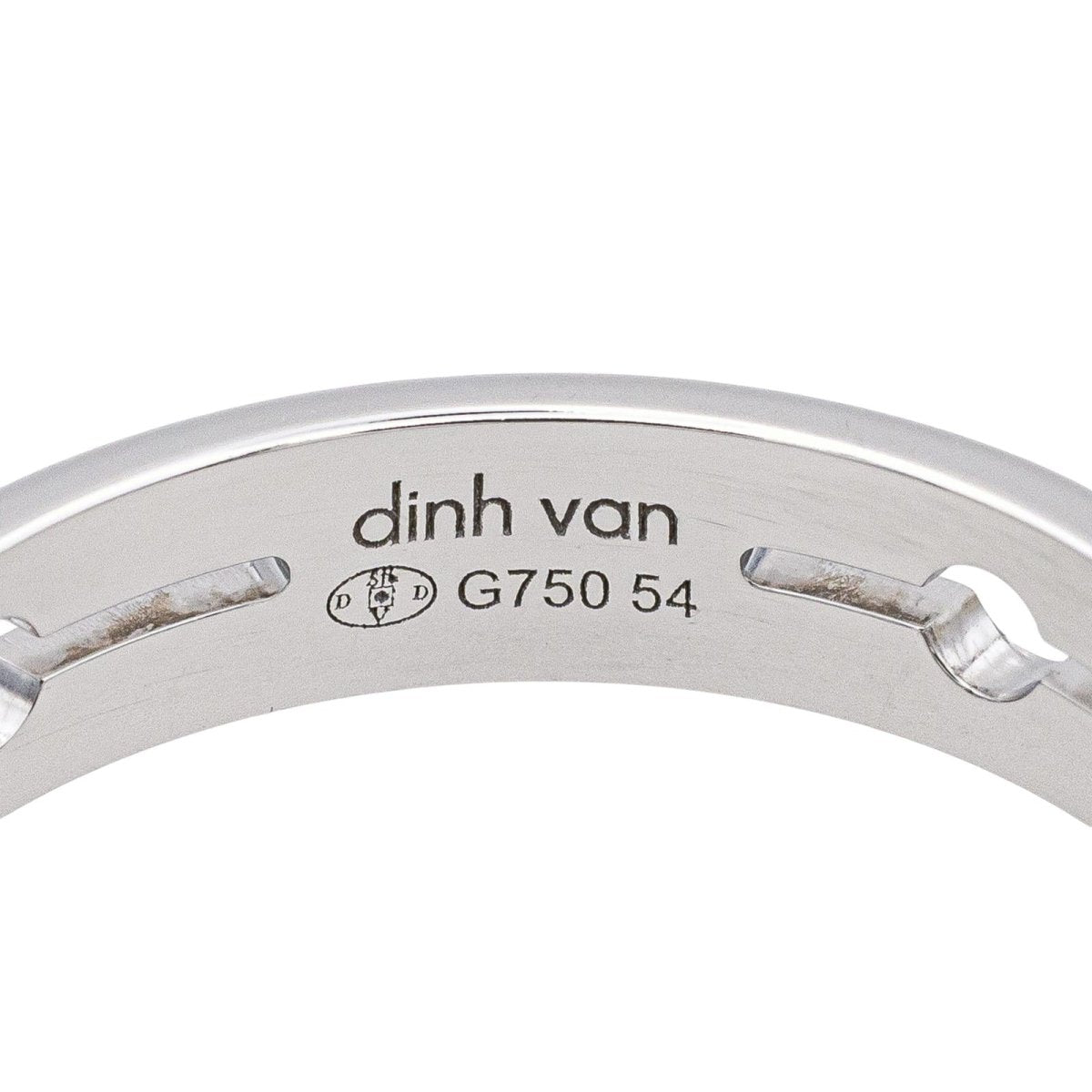 Bague DINH VAN "Pulse" en or blanc et diamants - Castafiore