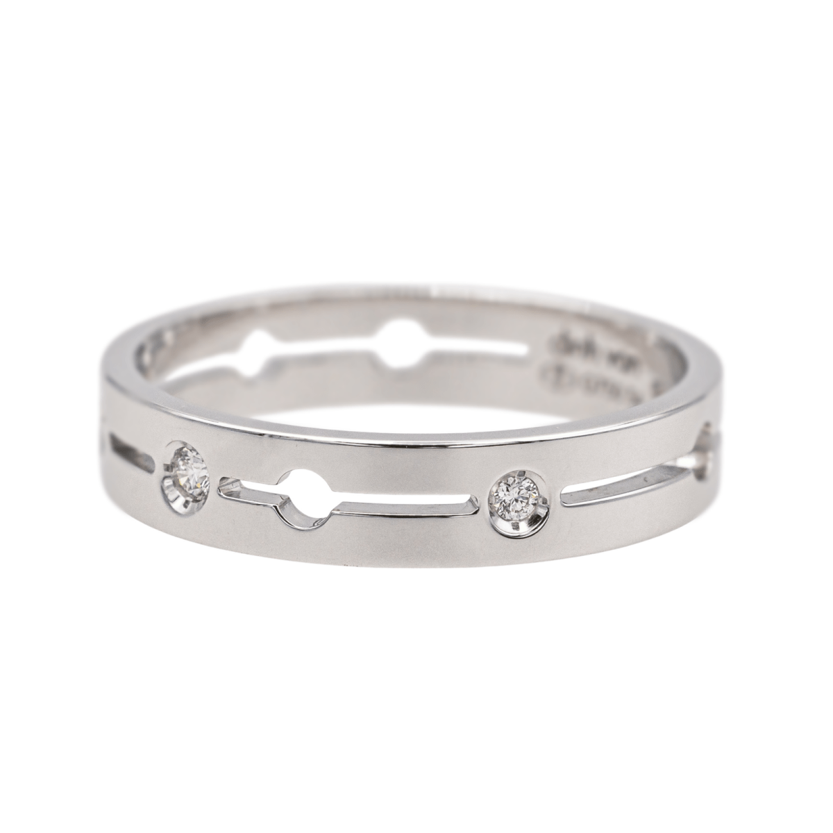 Bague DINH VAN "Pulse" en or blanc et diamants - Castafiore