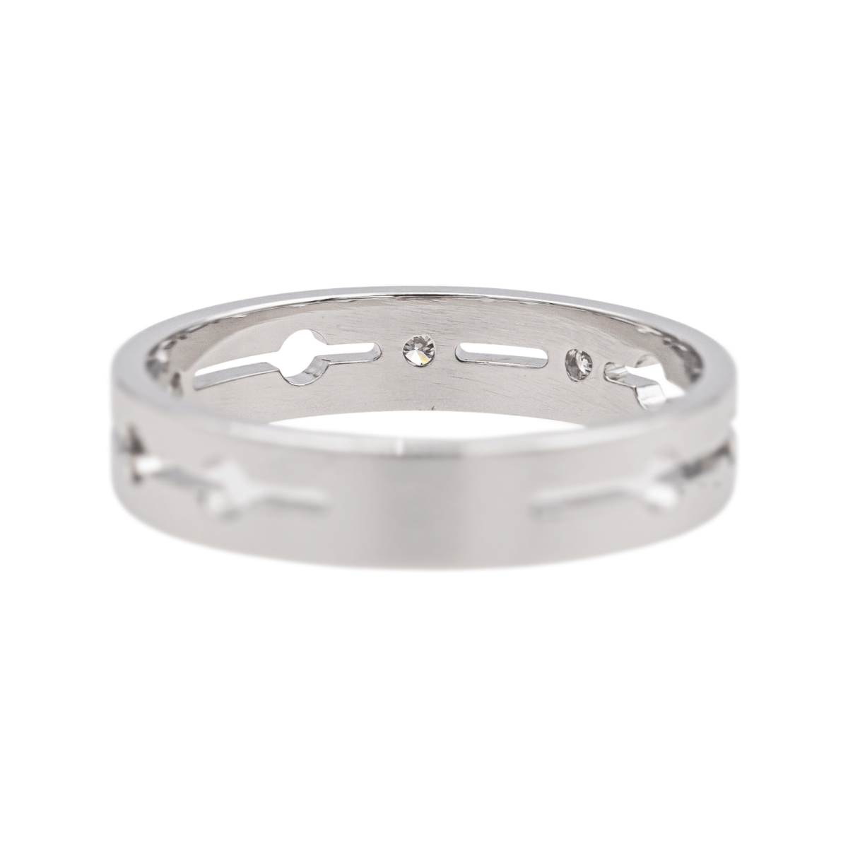Bague DINH VAN "Pulse" en or blanc et diamants - Castafiore