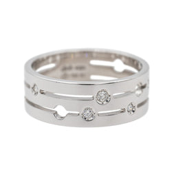 Bague Dinh Van Pulse Or blanc Diamant - Castafiore