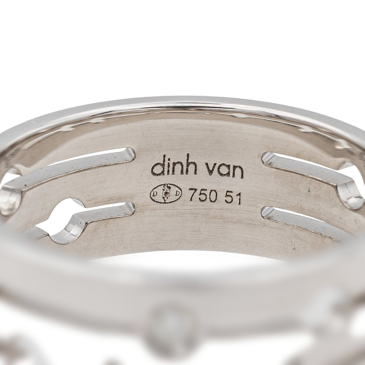 Bague Dinh Van Pulse Or blanc Diamant - Castafiore