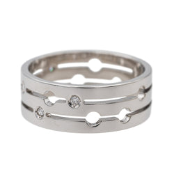 Bague Dinh Van Pulse Or blanc Diamant - Castafiore