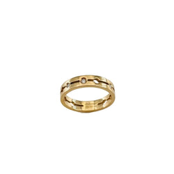 Bague DINH VAN "Pulse" PM en or rose et diamants - Castafiore
