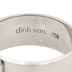 Bague DINH VAN "Serrure" en or blanc et diamant - Castafiore