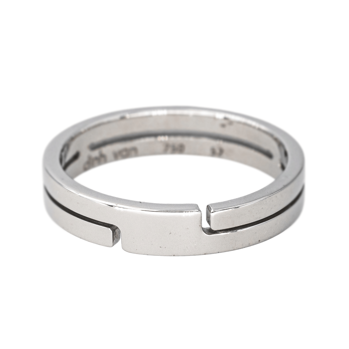 Bague DINH VAN "Seventies" en or blanc - Castafiore