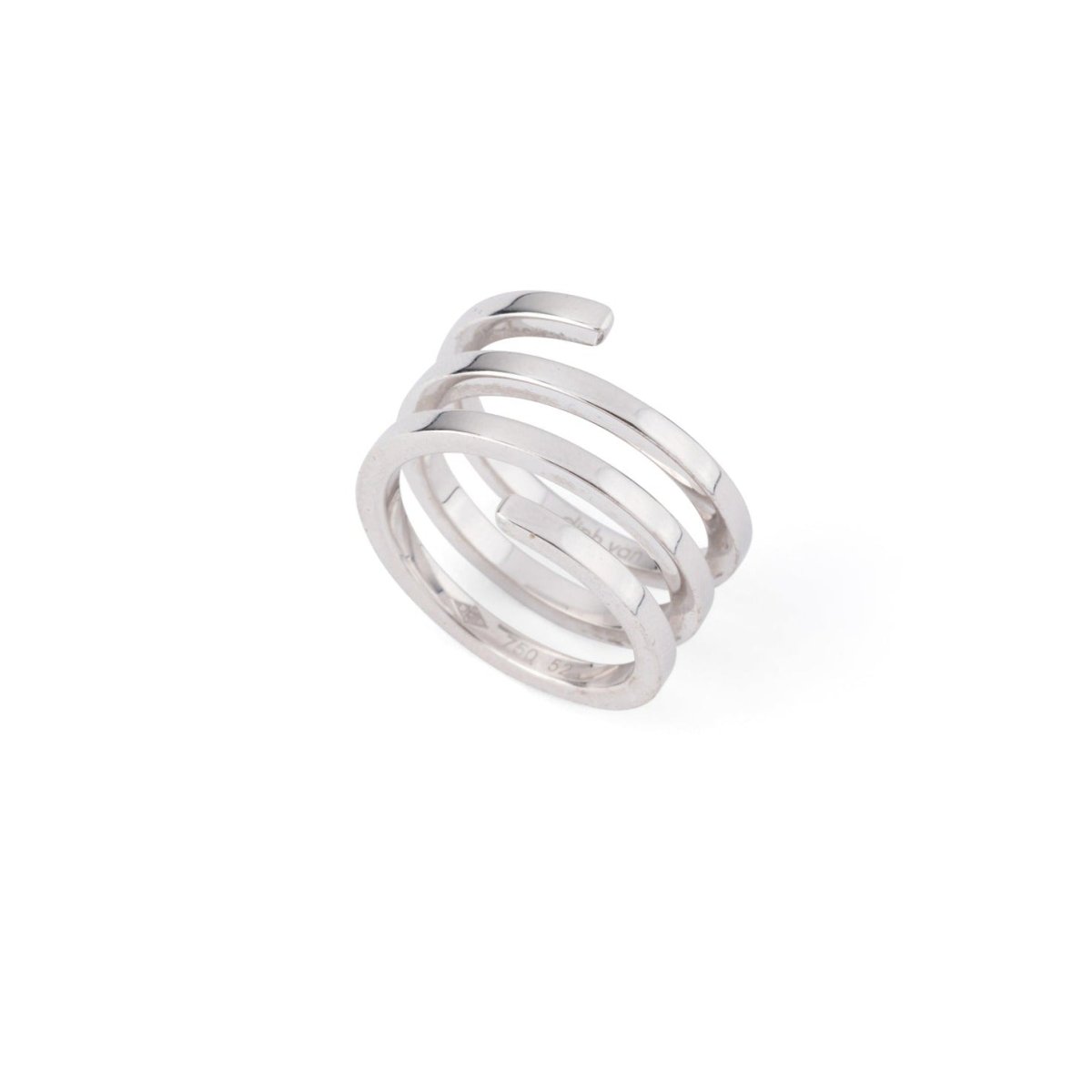 Bague DINH VAN "Spirale" en or blanc - Castafiore