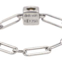 Bague DINH VAN"Le Cube" en or blanc et diamant - Castafiore