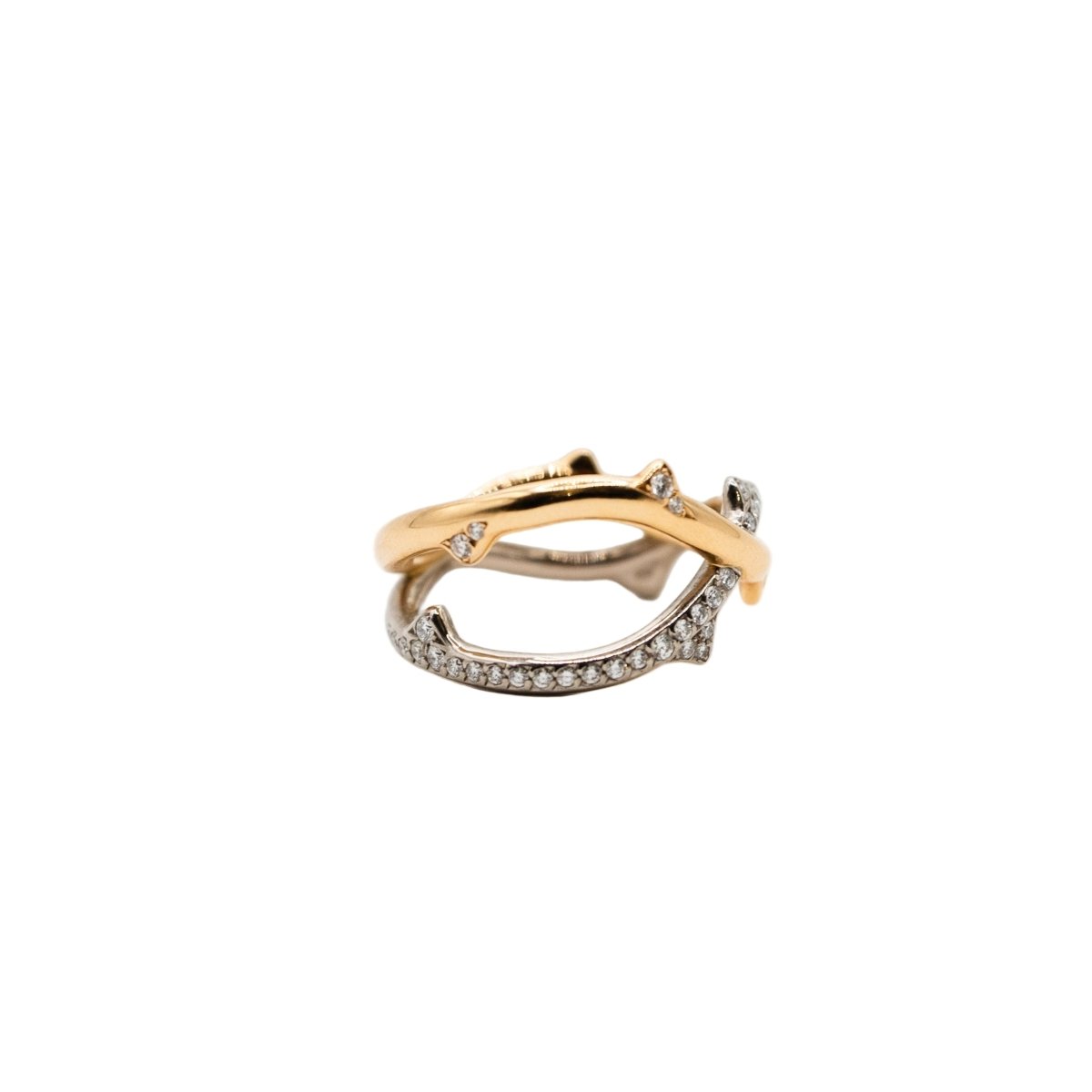 Bague DIOR "Bois de Rose" en or blanc, or rose et diamants - Castafiore