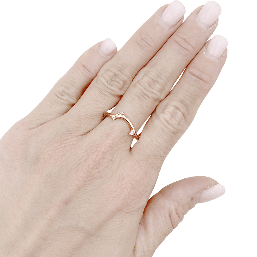 Ring Dior, "Bois de Rose rose gold.