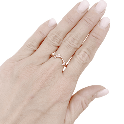 Ring Dior, "Bois de Rose rose gold.