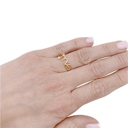 Bague Dior, "Dioramour - Oui", or jaune, diamant - Castafiore