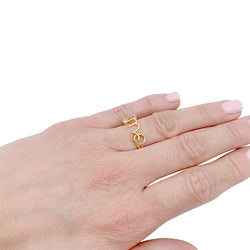 Bague Dior, "Dioramour - Oui", or jaune, diamant - Castafiore