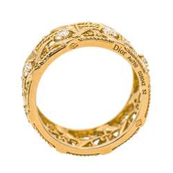 Bague DIOR "My Dior" en or jaune et diamants - Castafiore