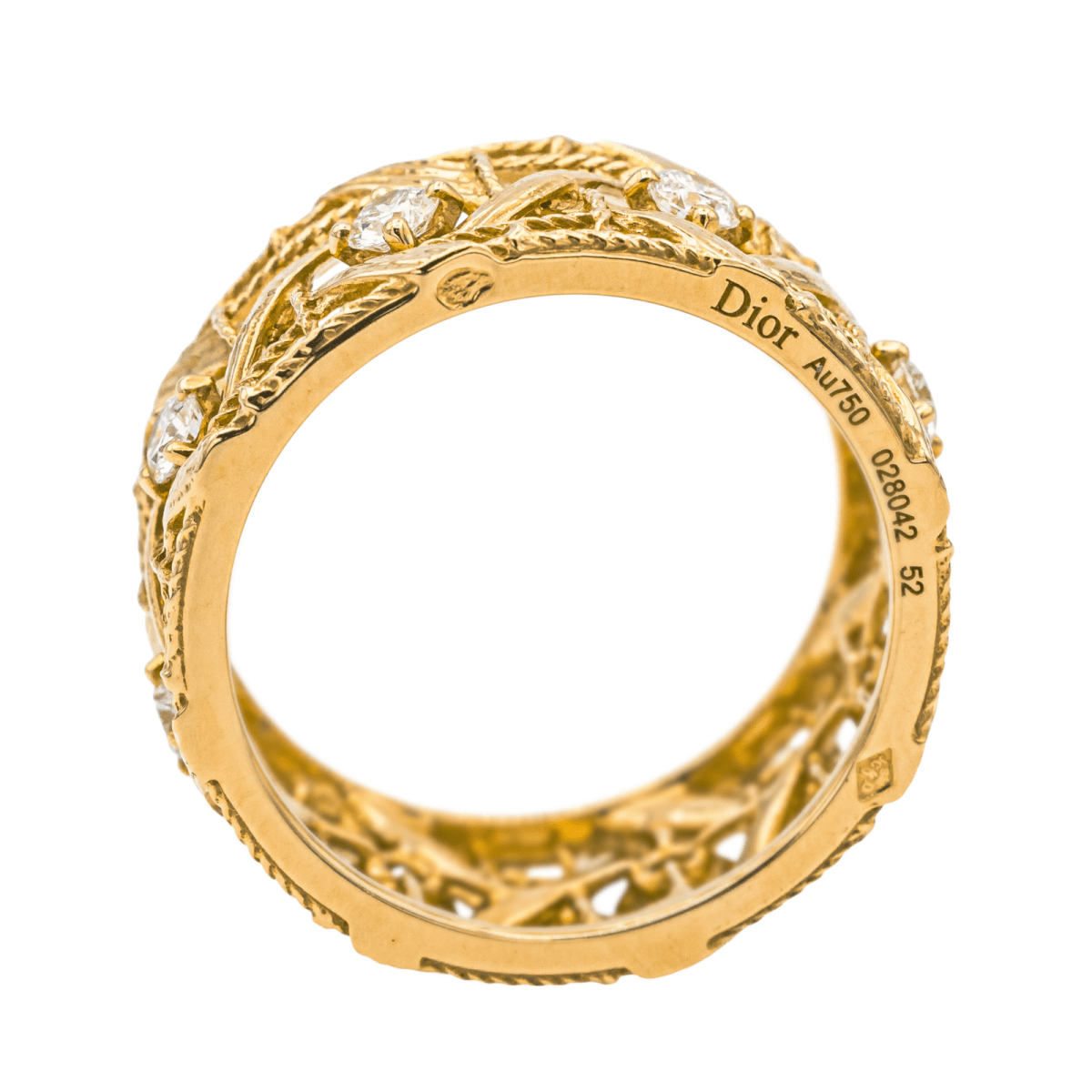 Bague DIOR "My Dior" en or jaune et diamants - Castafiore