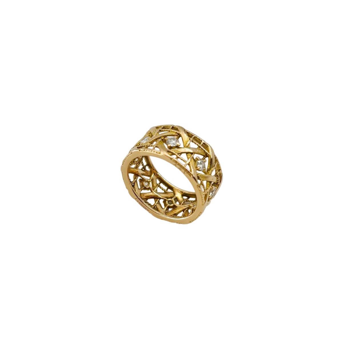 Bague Bandeau DIOR My Dior GM en or jaune et diamants