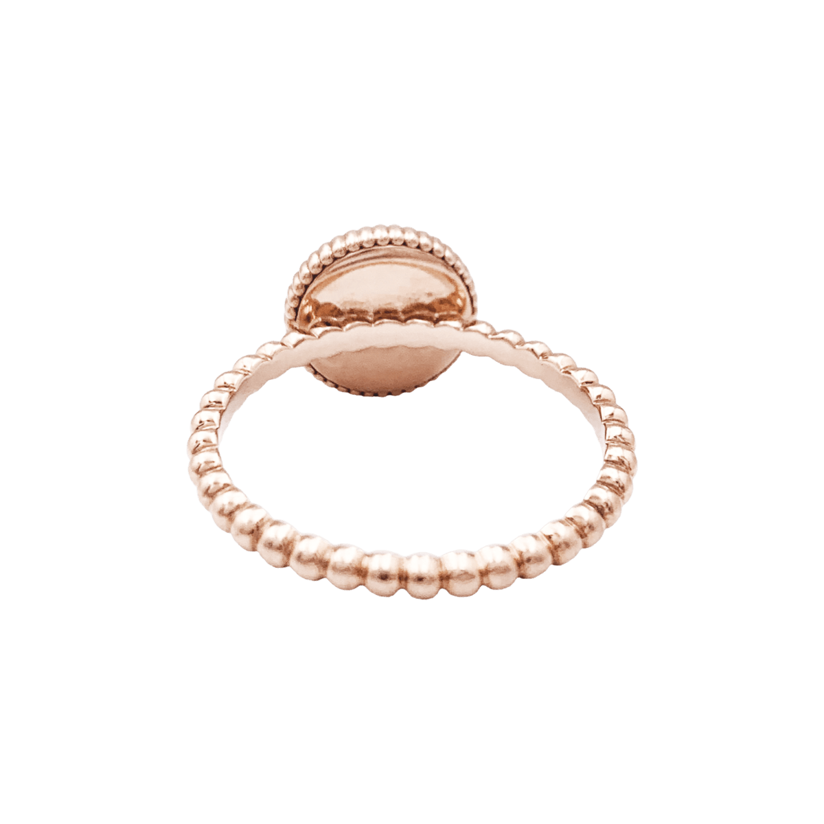 Bague Dior "Rose des Vents" en or jaune, nacre et diamant. - Castafiore