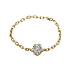 Bague DJULA "Magic Touch" en or jaune, or blanc et diamants - Castafiore