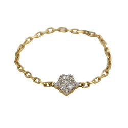 Bague DJULA "Magic Touch" en or jaune, or blanc et diamants - Castafiore