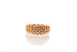 Bague d'occasion diamants en or 18k - Castafiore