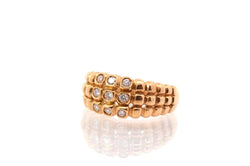 Bague d'occasion diamants en or 18k - Castafiore