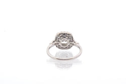 Bague d'occasion diamants en platine - Castafiore