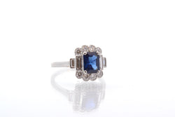 Bague d'occasion saphir et diamants - Castafiore