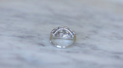 Bague Dome Art Déco Diamants - Castafiore