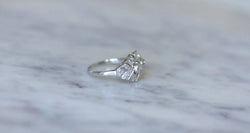 Bague Dome Art Déco Diamants - Castafiore