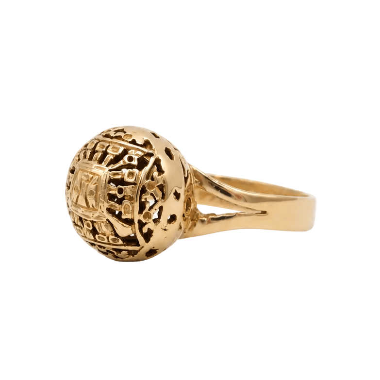 Bague Dôme ARTE ORFÉVRE en or jaune - Castafiore