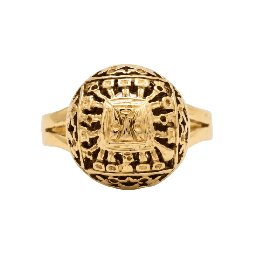 Bague Dôme ARTE ORFÉVRE en or jaune - Castafiore