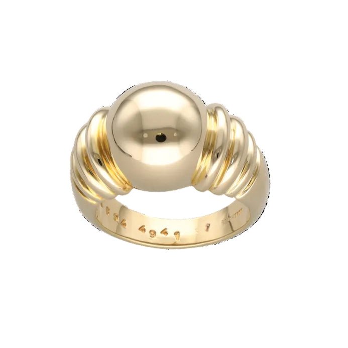 Bague Dôme BOUCHERON "Boule" en or jaune - Castafiore