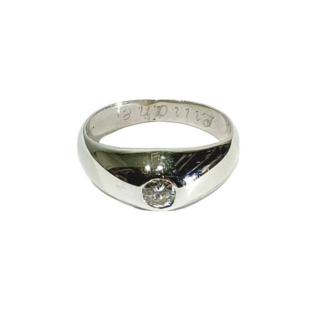 Bague Dôme en or blanc et diamant - Castafiore