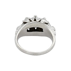 Bague Dôme en or blanc et diamants - Castafiore