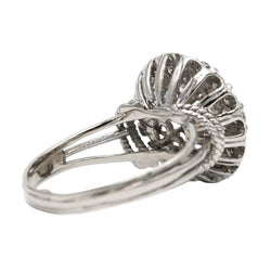 Bague Dôme en or blanc et diamants - Castafiore