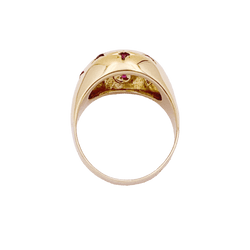 Bague Dôme en or jaune - Castafiore