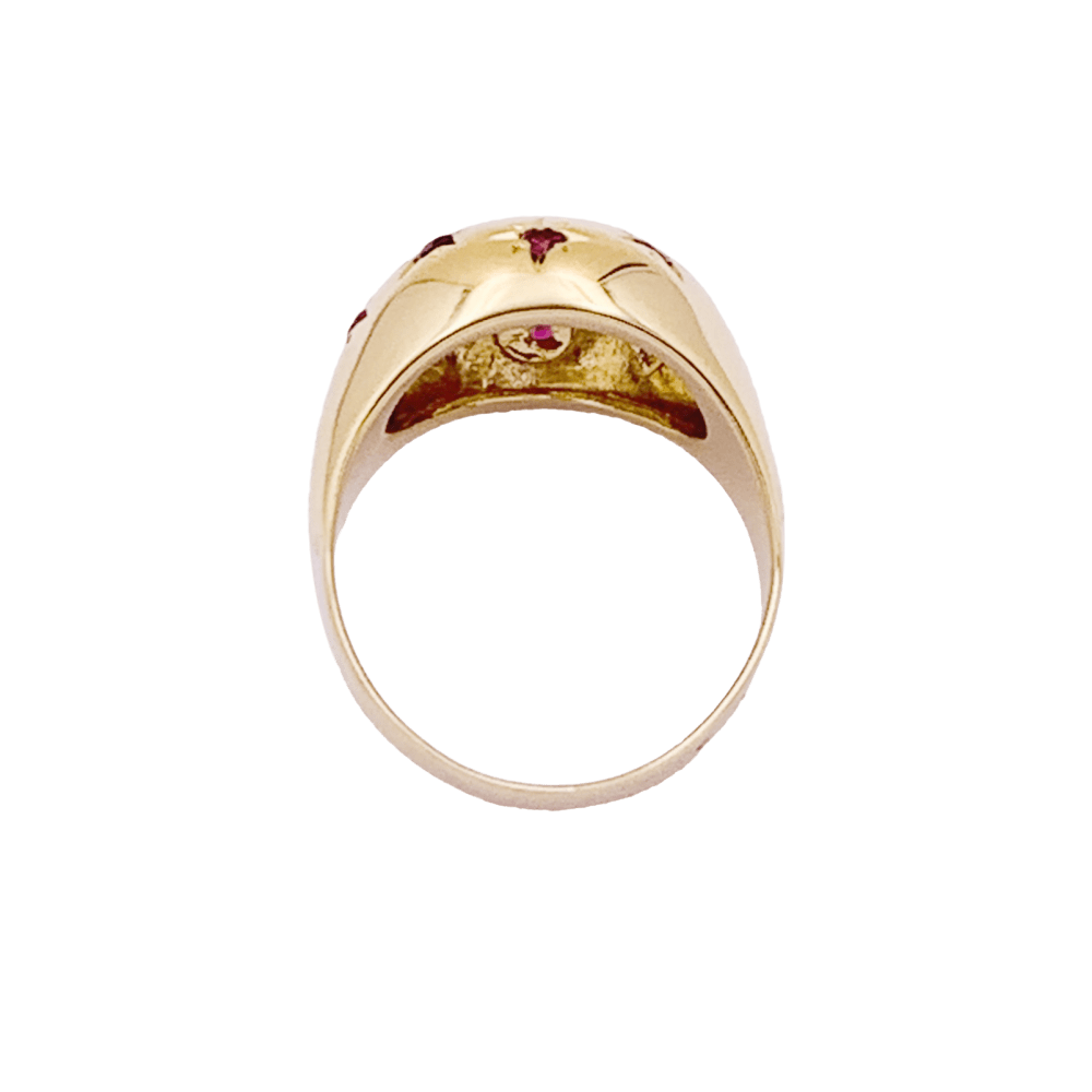 Bague Dôme en or jaune - Castafiore