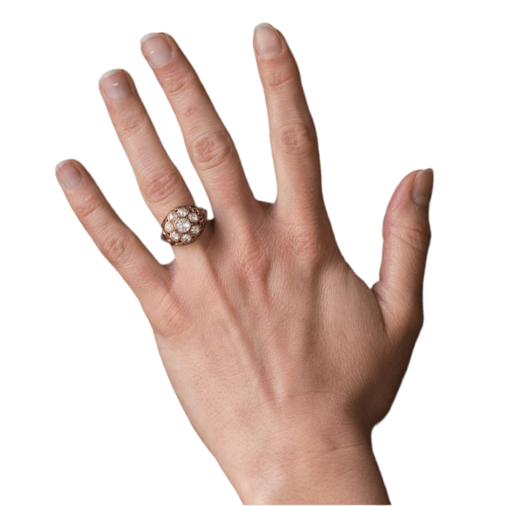 Bague Dôme en or jaune - Castafiore