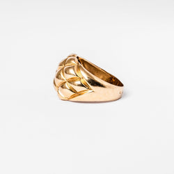 Bague Dôme en or jaune - Castafiore