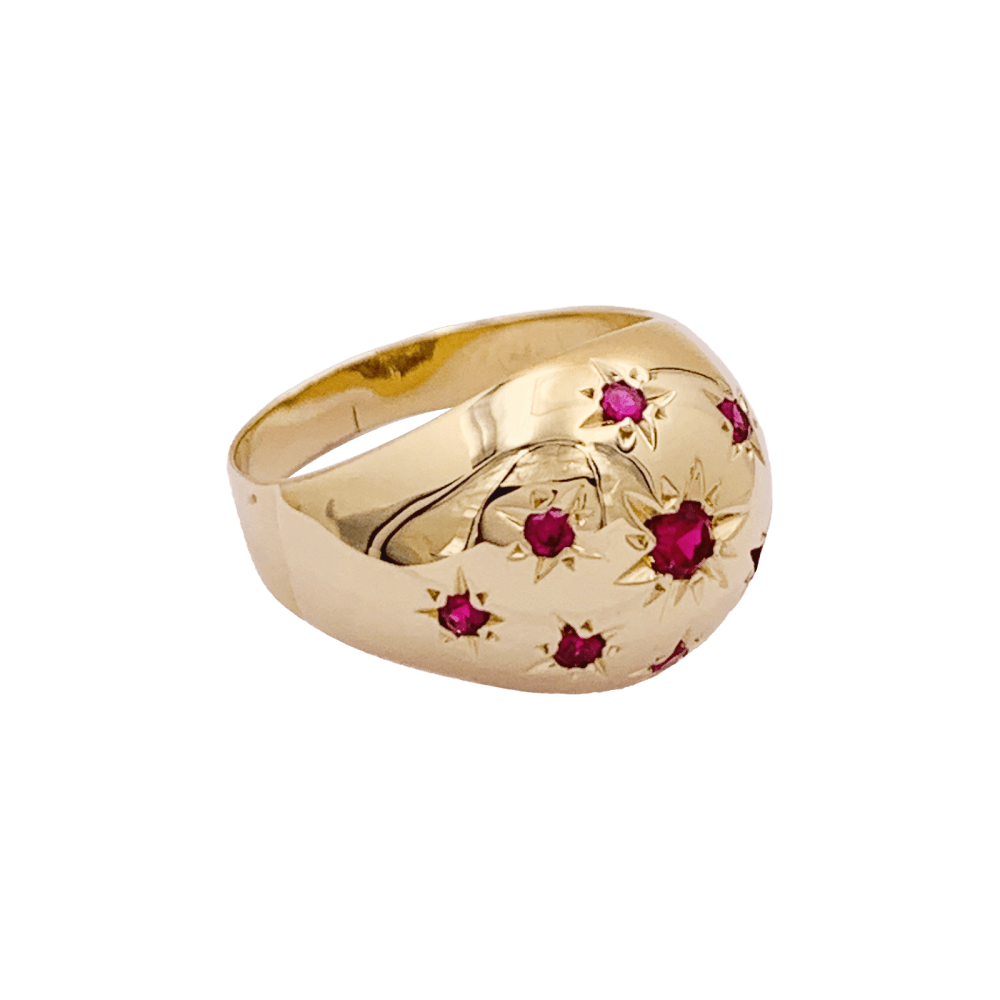 Bague Dôme en or jaune - Castafiore