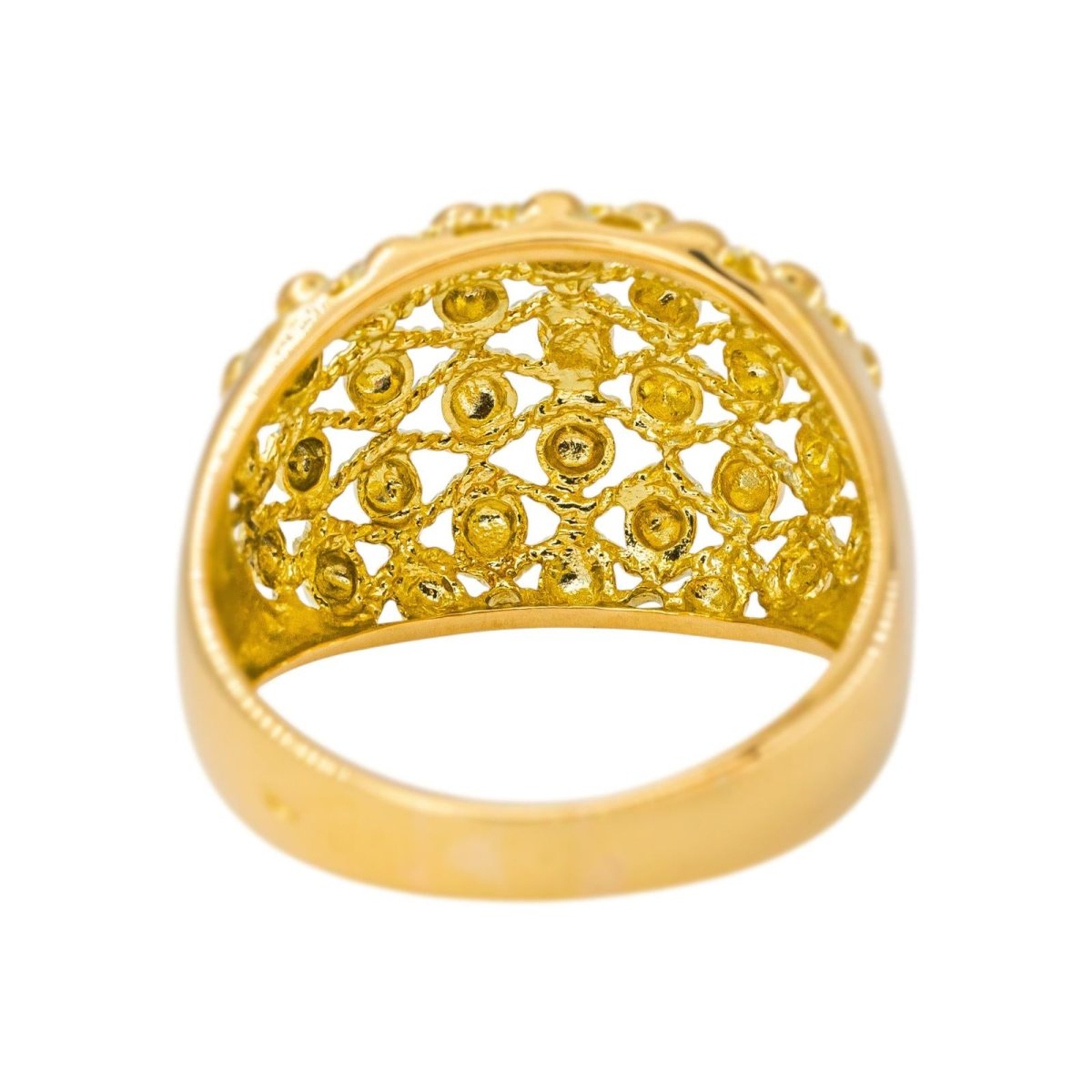 Bague Dôme en or jaune - Castafiore